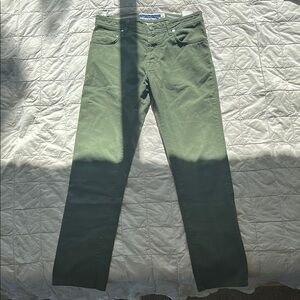 Jacob Cohen Green Chinos Slim Fit